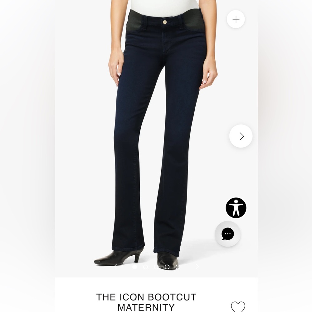 Joe's Jeans Icon Bootcut Maternity Jeans - Dark Indigo